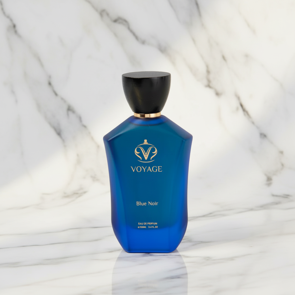 Blue Noir - Marble Background