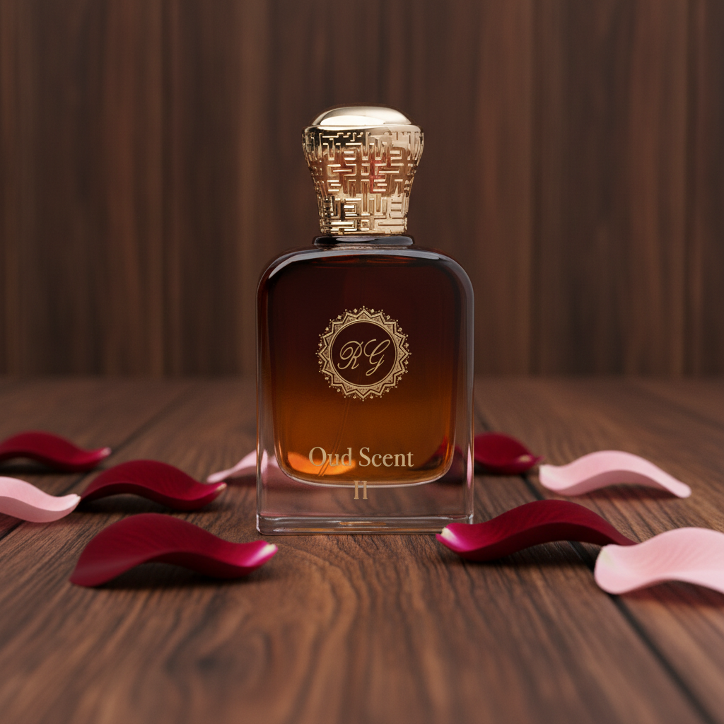 Oud scent No.2 - Dark Wood Background