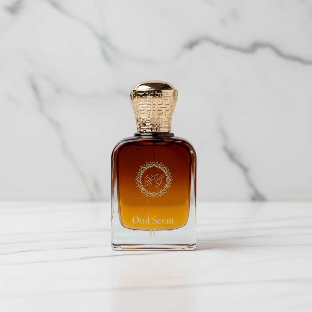 Oud scent No.2 - Marble Background